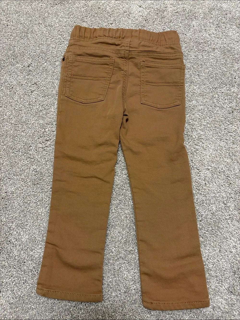 Carter’s toddler boy Pull-On Straight Leg Pants brown 3T